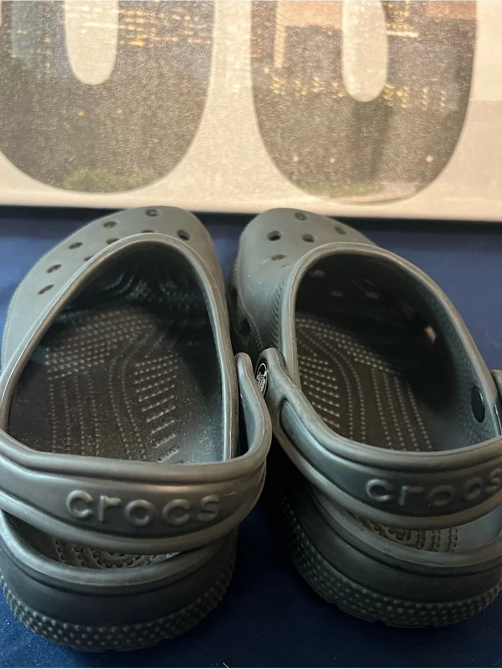 kids Black Crocs